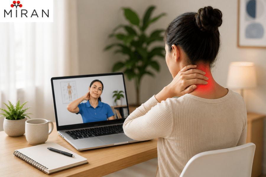 Why More People Are Choosing Online Therapy for Neck Pain